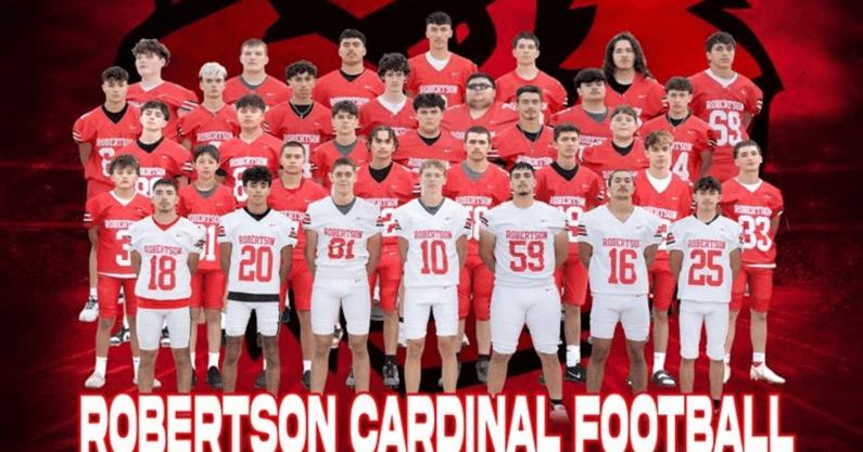 Robertson Cardinals 2025 Team Photo